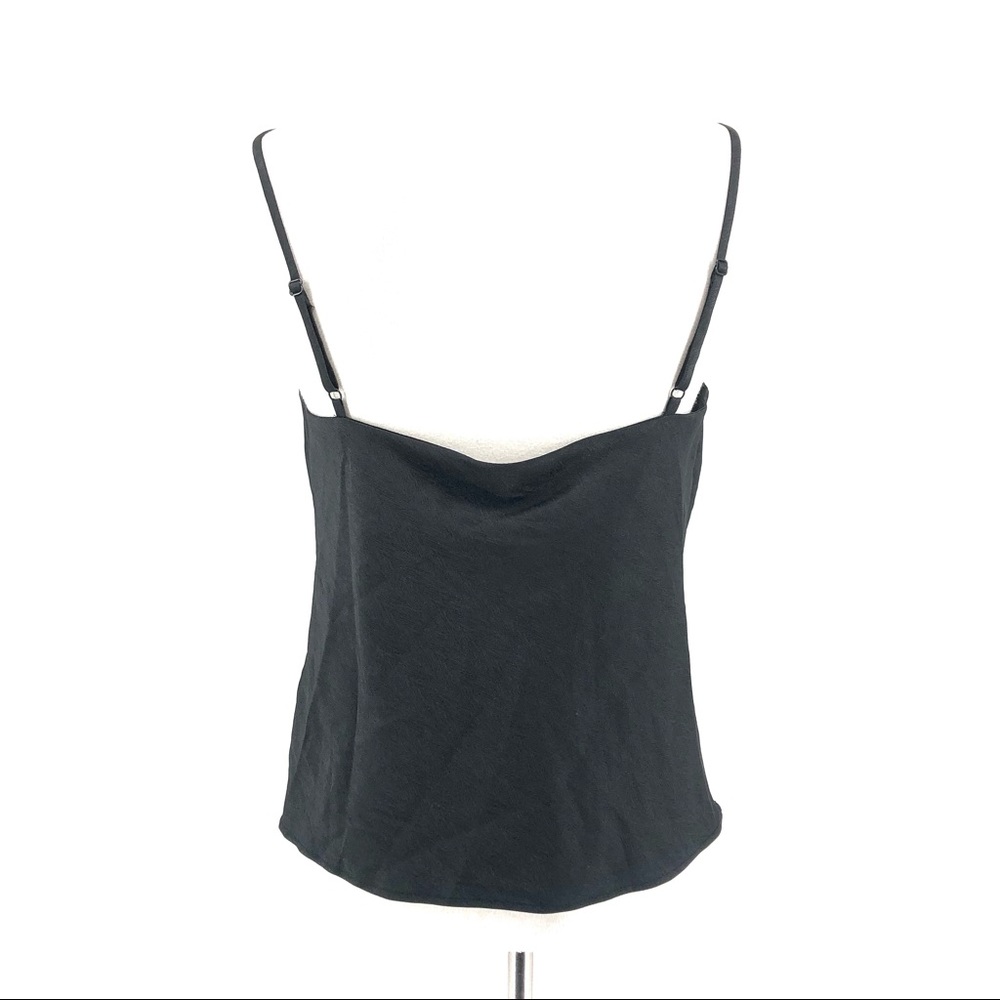 Leyden Black Satin Tank Top, NWT, Size S - Picture 4 of 8